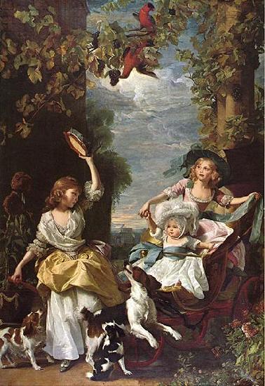 John Singleton Copley The Three Youngest Daughters of King George III Germany oil painting art